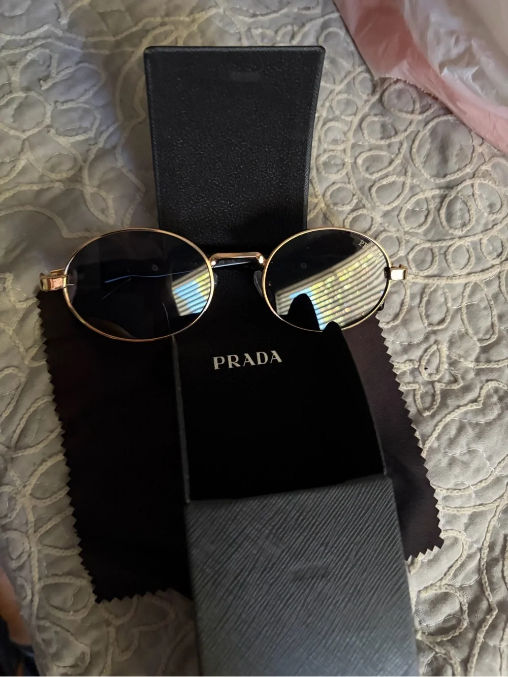 Prada gold 65zs